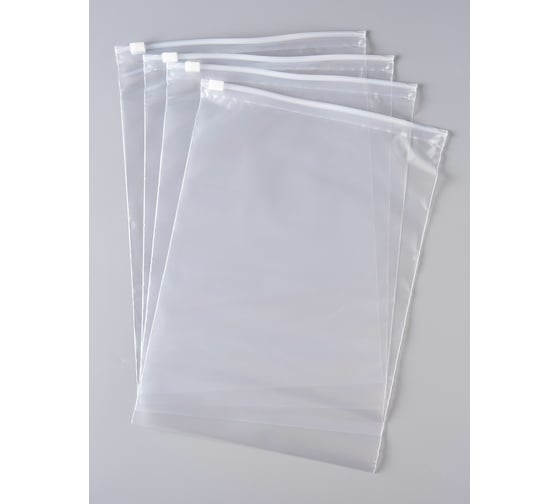 Пакет PACK INNOVATION с бегунком 25x35 см 70 мкм ПВД прозрачный Zip слайдер 20 шт IPSLDR253570-20 1