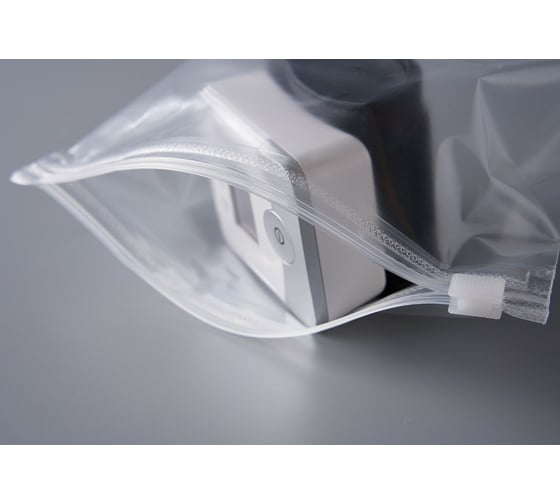 Пакет PACK INNOVATION с бегунком 20x20 см 70 мкм ПВД прозрачный Zip слайдер 100 шт IPSLDR202070-100