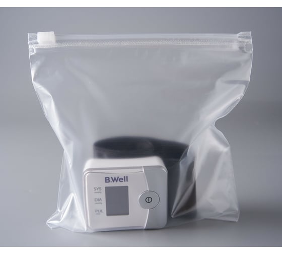 Пакет PACK INNOVATION с бегунком 20x20 см 70 мкм ПВД прозрачный Zip слайдер 100 шт IPSLDR202070-100