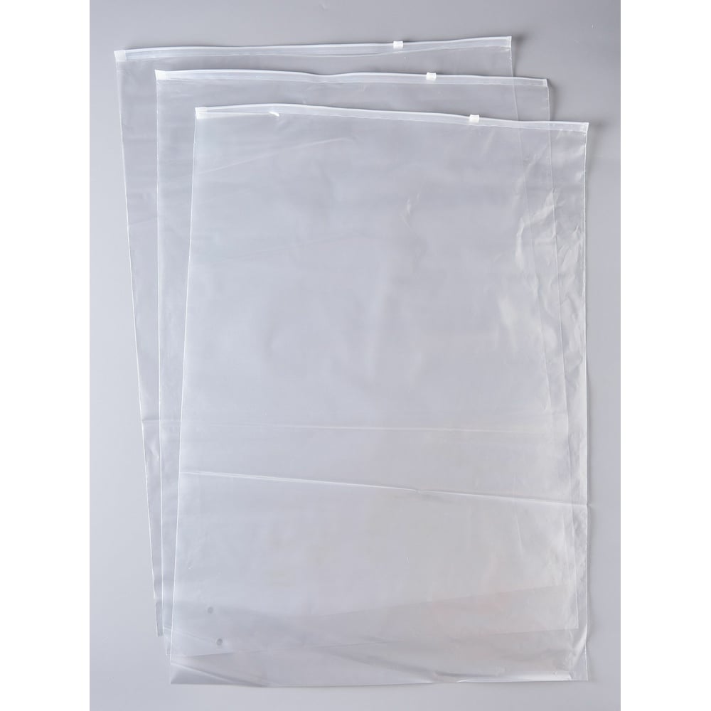 Пакет PACK INNOVATION с бегунком 50x70 см 70 мкм ПВД прозрачный Zip ...