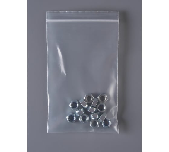 Пакет PACK INNOVATION с замком Zip-Lock Зип лок 10x15 см особопрочный 80 мкм 200 шт IP00101580-200