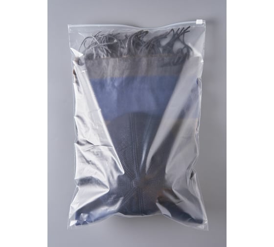 Пакет PACK INNOVATION с бегунком 35x50 см 70 мкм ПВД прозрачный Zip слайдер 50 шт IPSLDR355070-50