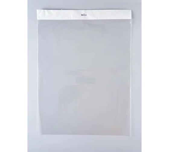 Пакет PACK INNOVATION БОПП КК 40x50 см Подвес 4 см под запайку 30 мкм 1000 шт IP00BOРРZ4050.30-4-1K 1