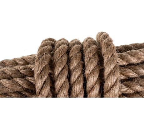 Джутовая веревка СИБРТЕХ L 10 м, крученая, D 8 мм, Рос 94013