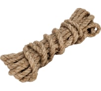 Льнопеньковая веревка СИБРТЕХ D 10 мм, L 6 м, крученая, Рос 94011