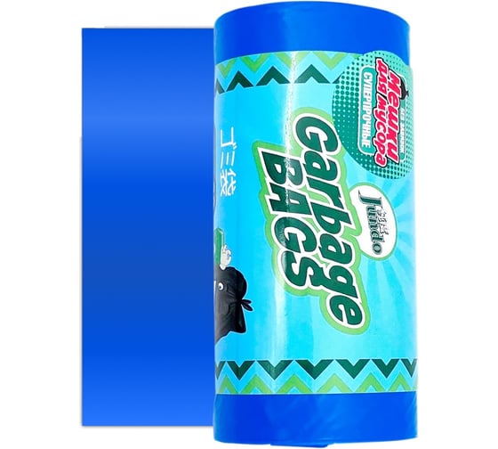 Мешки для мусора Strong bag Голубые , 35 литров, 20 шт Jundo 4903720021378 1