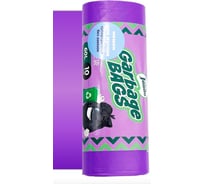 Мешки для мусора Strong bag Фиолетовые, 60 литров, 10 шт Jundo 4903720021392