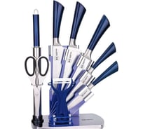 Набор ножей Rainstahl RS\KN 8005-09 из нержавеющей стали на подставке 9 предметов 8005-09RS\KN 23214387