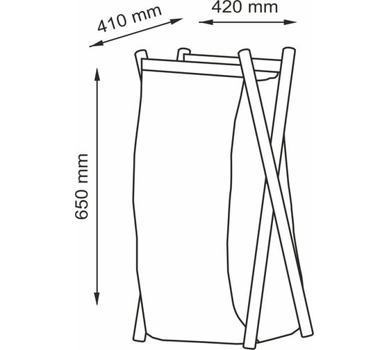 Корзина для белья WasserKraft Nau WB-773-L