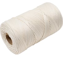 Полиэфирная крученая нить truEnergy 1 мм, белая, бобина 500 м 12850