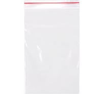 Прочные пакеты BRAUBERG EXTRA ZIP LOCK зиплок, комплект 100 шт, 15x20 cм, ПВД, 80 мкм 608177
