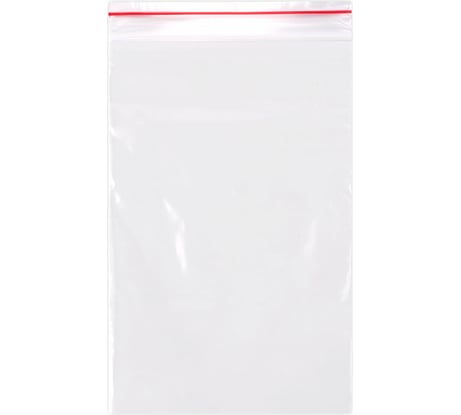 Прочные пакеты BRAUBERG EXTRA ZIP LOCK зиплок, комплект 100 шт, 15x20 cм, ПВД, 80 мкм 608177