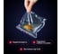 Прочные пакеты BRAUBERG EXTRA ZIP LOCK зиплок, комплект 100 шт, 15x20 cм, ПВД, 80 мкм 608177 7