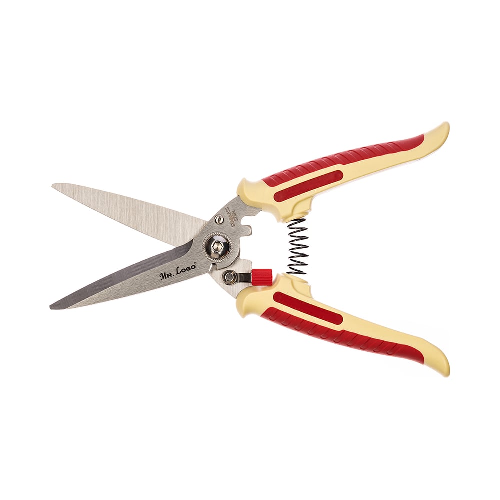 УниверсальныеножницыMr.Logoнержавеющаясталь,длиналезвий85мм,мягкаярукоятка2610