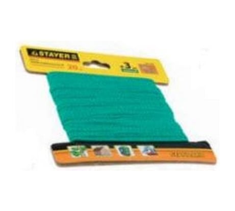 Шнур полипропиленовый "STANDARD" без сердечника (зеленый; d=3 мм; 20 м) STAYER 50422-03-020