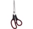 Ножницы ОФИСМАГ Soft Grip 190 мм, резиновые вставки, черно-красные, 3-х сторонняя заточка 236456 1