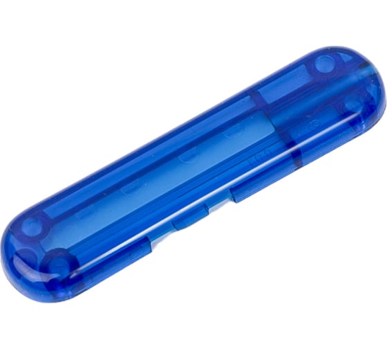 Задняя накладка для ножей Victorinox 58 мм, пластиковая, полупрозрачная синяя C.6302.T4.10