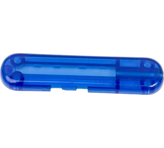 Задняя накладка для ножей Victorinox 58 мм, пластиковая, полупрозрачная синяя C.6302.T4.10