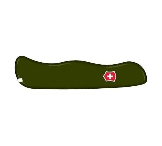 Передняя накладка для ножей Victorinox 111 мм, нейлоновая, зелёная C.8904.9.10 1
