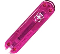 Передняя накладка для ножей Victorinox 58 мм, пластиковая, полупрозрачная розовая C.6205.T3.10