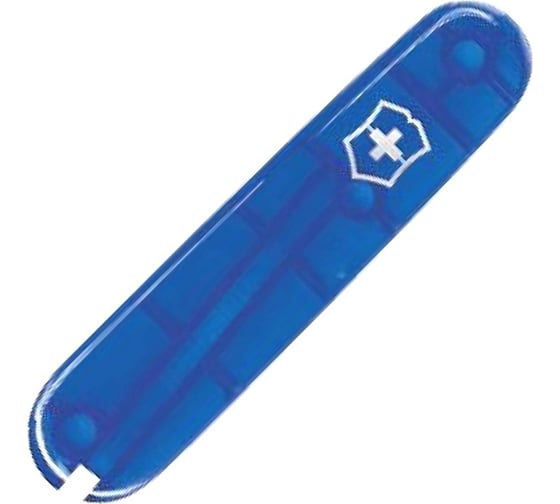 Передняя накладка для ножей Victorinox 84 мм, пластиковая, полупрозрачная синяя C.2602.T3.10 1