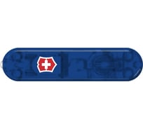 Передняя накладка для ножей Victorinox SwissLite 58 мм, пластиковая, полупрозрачная синяя C.6202.T1.10