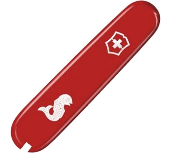 Передняя накладка для ножей Victorinox 91 мм, пластиковая, красная C.3672.3.10 1