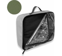 Упаковочная сумка Tplus 370x90x300 мм, оксфорд 600, олива/пленка PVC T013774