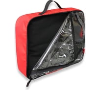 Упаковочная сумка Tplus 370x60x300 мм, оксфорд 600, красный/пленка PVC T013821