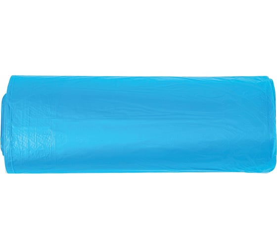 Мешки в рулоне для мусора 35 л, синие, 30 шт, ПНД, 10 мкм, 50x60 см ЛЮБАША 608091