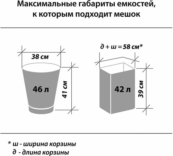 Мешки биоразлагаемые в рулоне для мусора 60 л, зеленые, 20 шт, ПНД, 15 мкм, 60x70 см ЛЮБАША 608099