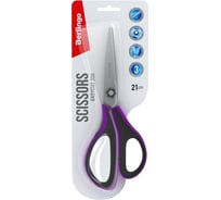 Ножницы Berlingo Easycut 350 21 см, ассорти, эргономичные ручки, мягкие вставки, европодвес DNn_21035