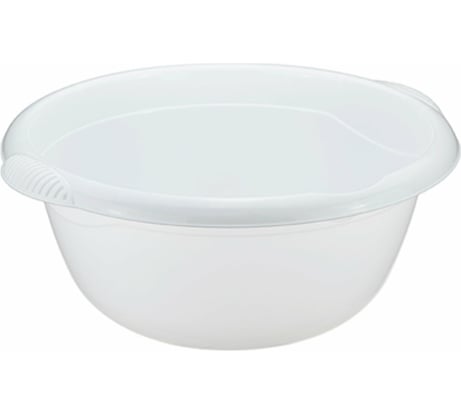 Хозяйственный таз IDEA 10 л, круглый, с ручками, пластиковый, 15x40x43 см, цвет ассорти М 2506 602551