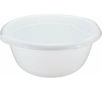 Хозяйственный таз IDEA 16 л, круглый, с ручками, пластиковый, 18x45x49 см, цвет ассорти М 2507 602552