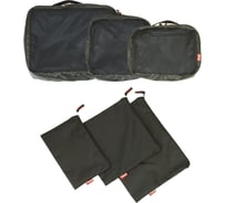 Комплект упаковочных сумок Tplus 6 шт., оксфорд 210, черный T016904