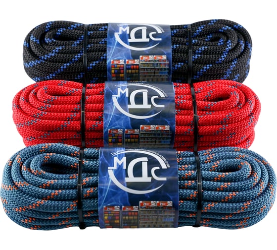 Буксировочный канат ТОРГОВО-ПРОИЗВОДСТВЕННАЯ КОМПАНИЯ МДС ВЕСТА-Static 10 мм, 40-прядный, 10 м 7930050322063