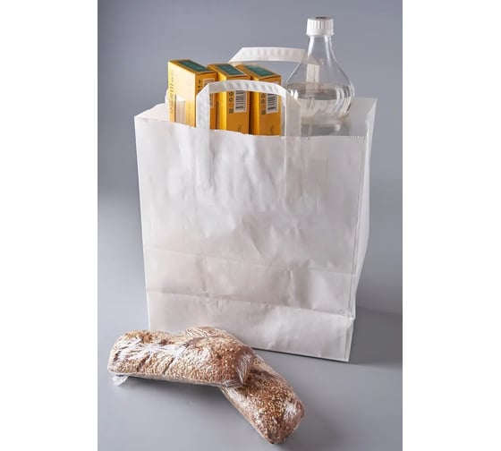 Крафт пакет PACK INNOVATION 28x15x32 см, белый, 20 шт IP0KPW281532-20