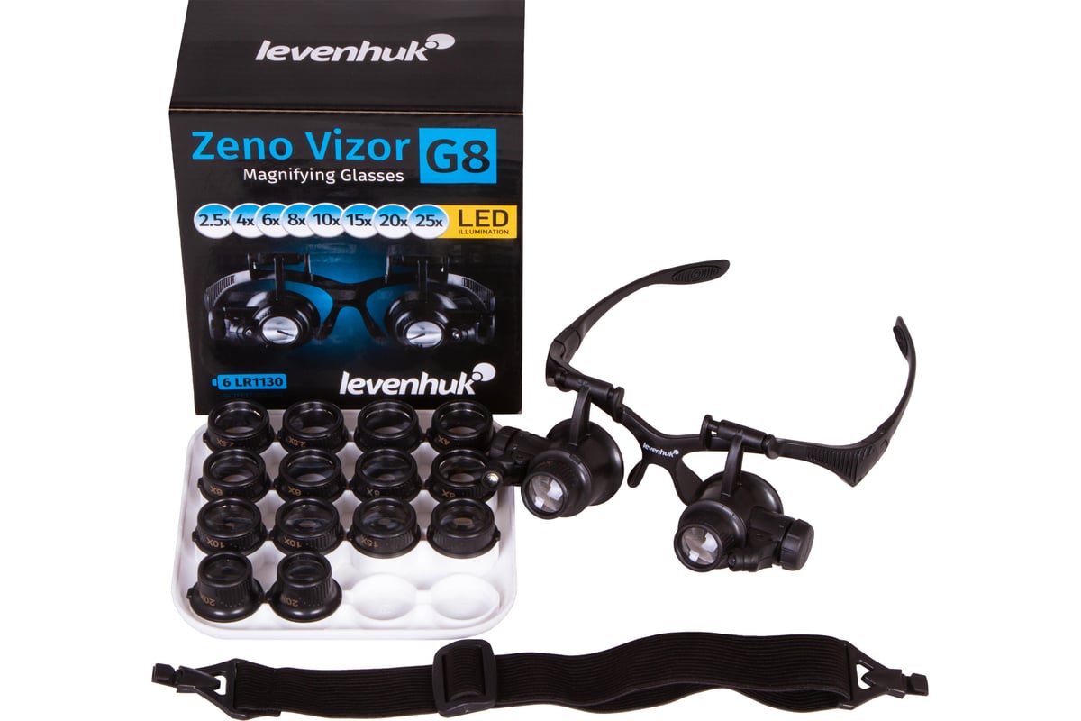 Лупа-очки Levenhuk Zeno Vizor G8 74106 - выгодная цена, отзывы ...
