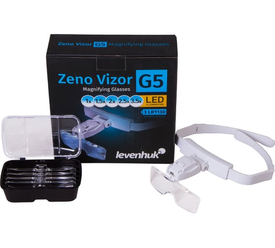 Лупа-очки Levenhuk Zeno Vizor G5 72609