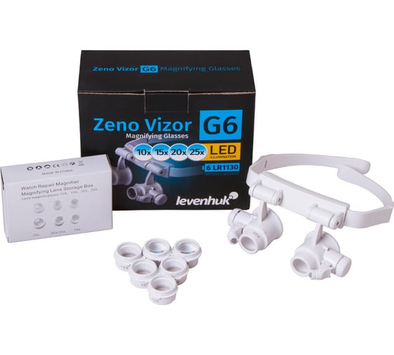Лупа-очки Levenhuk Zeno Vizor G6 72612
