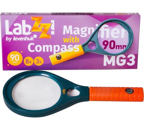 Лупа Levenhuk LabZZ с компасом MG3 70812