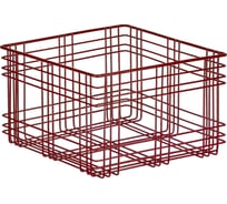 Корзина Moroshka Tartan 19x19x12 см, цвет красный 920-014-02