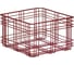 Корзина Moroshka Tartan 19x19x12 см, цвет красный 920-014-02 1