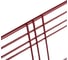 Корзина Moroshka Tartan 19x19x12 см, цвет красный 920-014-02 2