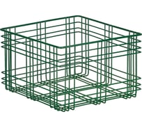 Корзина Moroshka Tartan 19x19x12 см, цвет зеленый 920-014-05
