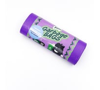 Мешки для мусора без завязок Jundo фиолетовые, 60 литров, 10 шт Strong bag 4640050731194