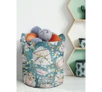 Декоративная корзина-кашпо JOYARTY войлок, с принтами "сказочная сова", 19 л planta_419843_5