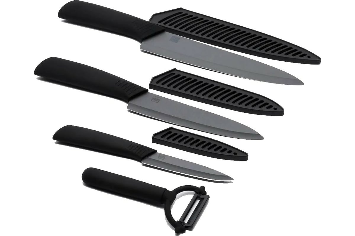 Набор керамических ножей HUOHOU 3+1 Ceramic Kitchn Knife Set HU0010 ...