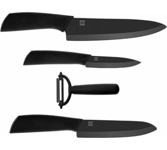 Набор керамических ножей HUOHOU 3+1 Ceramic Kitchn Knife Set HU0010
