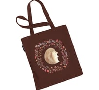 Сумка шоппер JOYARTY "милашка еж", ткань под лен, 35x37x7 см bsh_67699